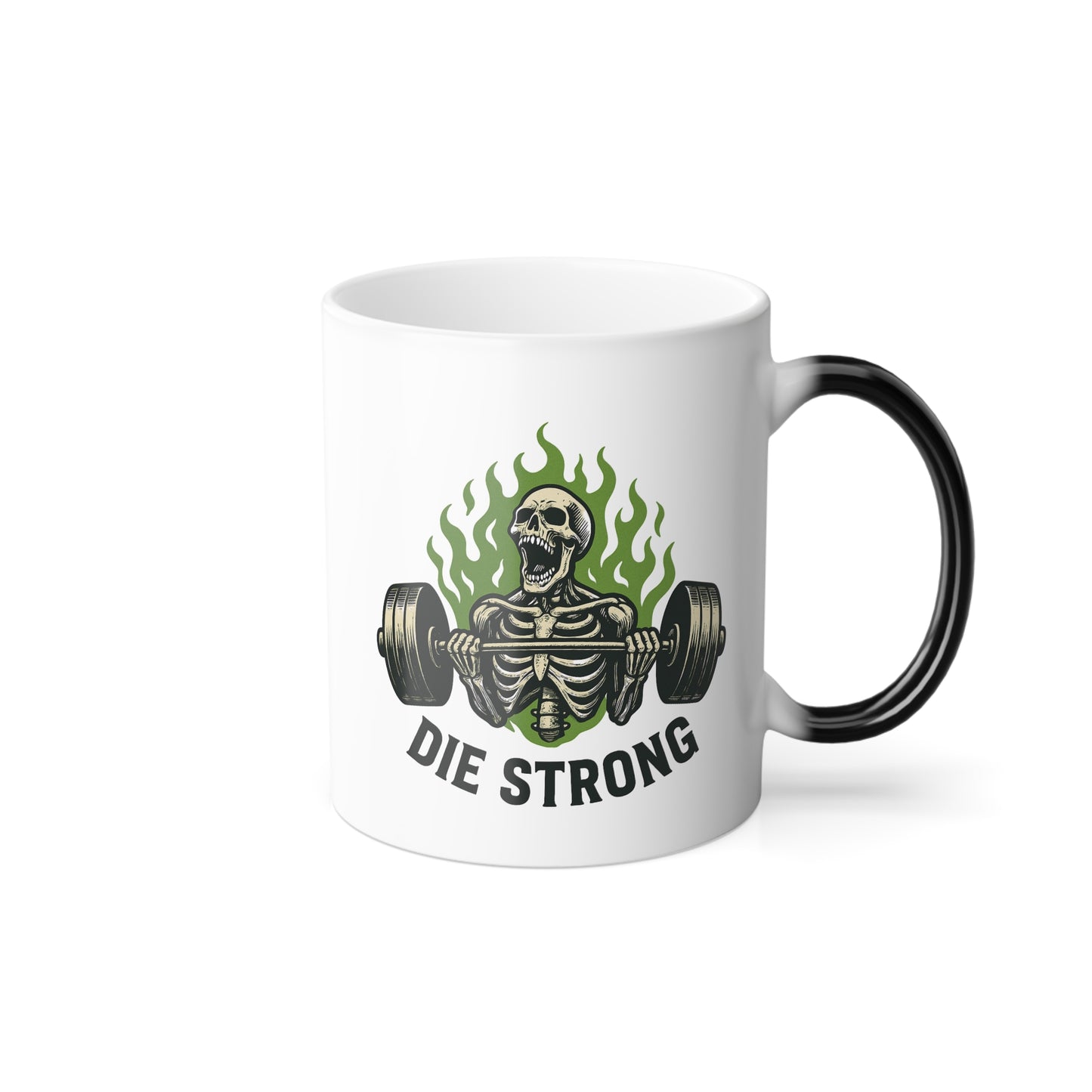 Color-Changing Fitness Mug for Gym Lovers, Motivational Coffee Cup, Workout Gift, Unique Mug for Personal Training, Fitness Enthusiast Gift