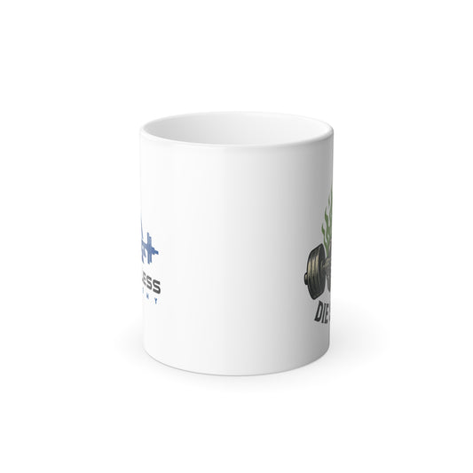 Color-Changing Fitness Mug for Gym Lovers, Motivational Coffee Cup, Workout Gift, Unique Mug for Personal Training, Fitness Enthusiast Gift